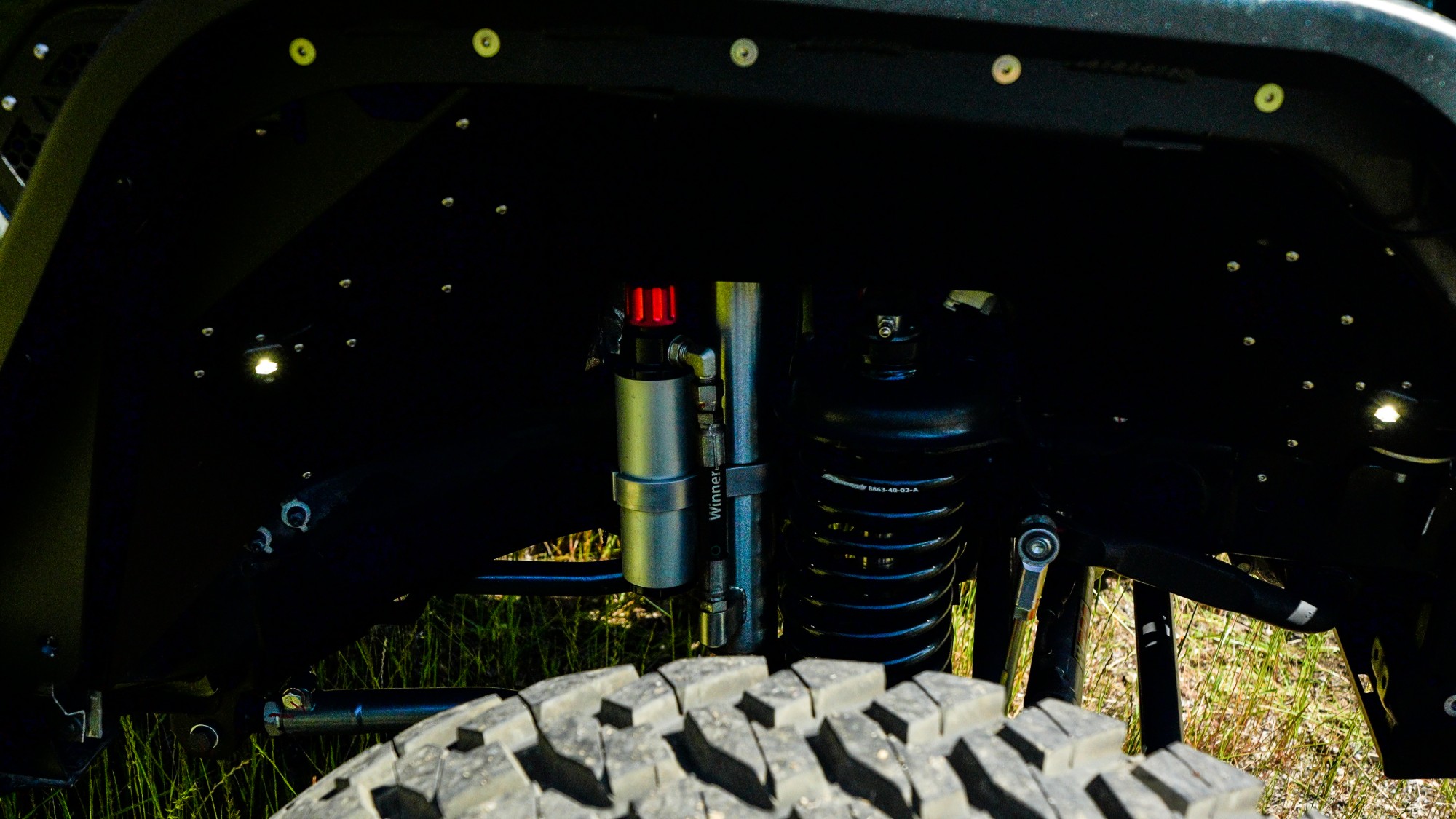Rear suspension detail